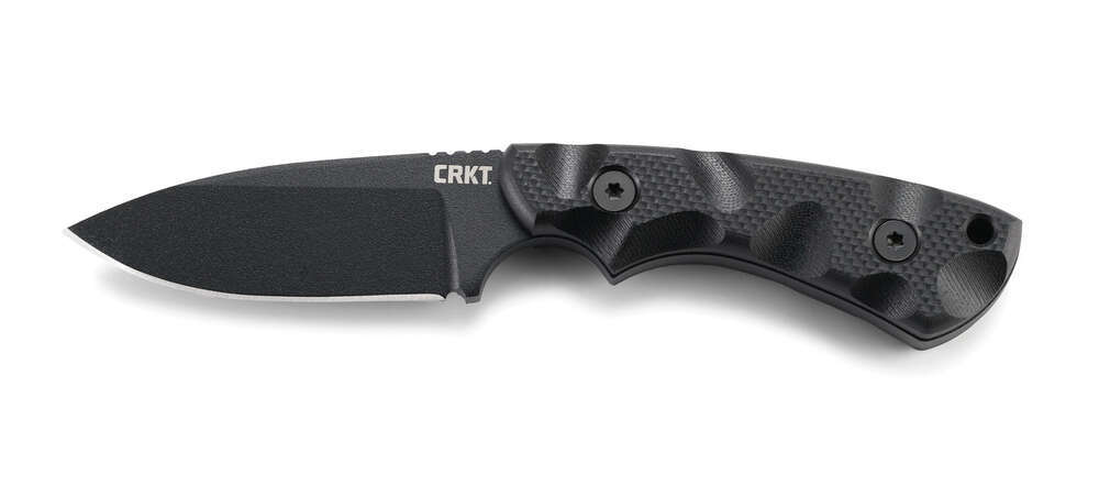 Knives Columbia River Knife&Tool Ready Series CRKT Siwi Drop Point Fixed Blade Knife Black G-10 (3.34" Black)